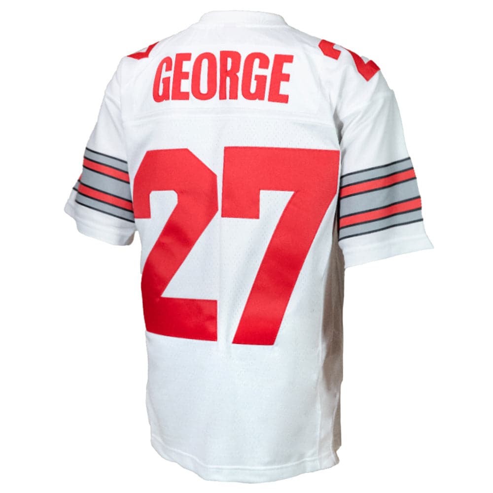 Mitchell And Ness Jerseys Eddie George Ohio State Buckeyes 95-96 Mitchell & Ness NCAA Legacy Jersey - White