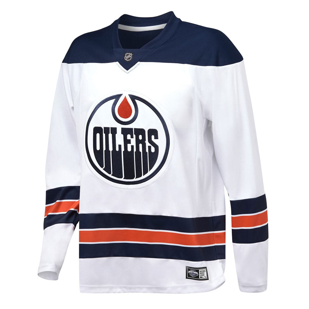 Majestic Athletic Jerseys Edmonton Oilers Majestic NHL Fan Replica Jersey - White