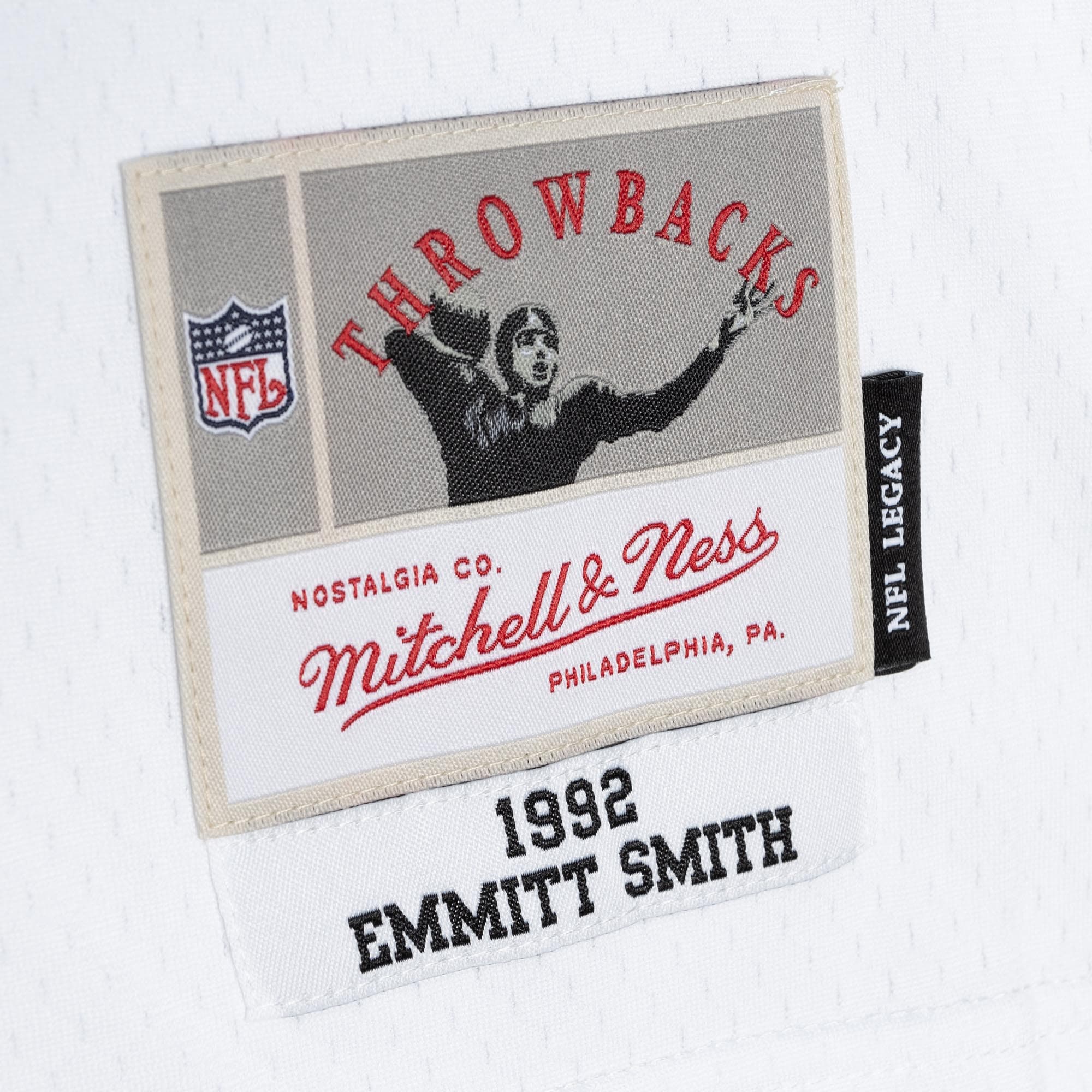 Mitchell And Ness Jerseys Emmitt Smith Dallas Cowboys 92-93 Mitchell & Ness NFL Throwback Legacy Jersey - White