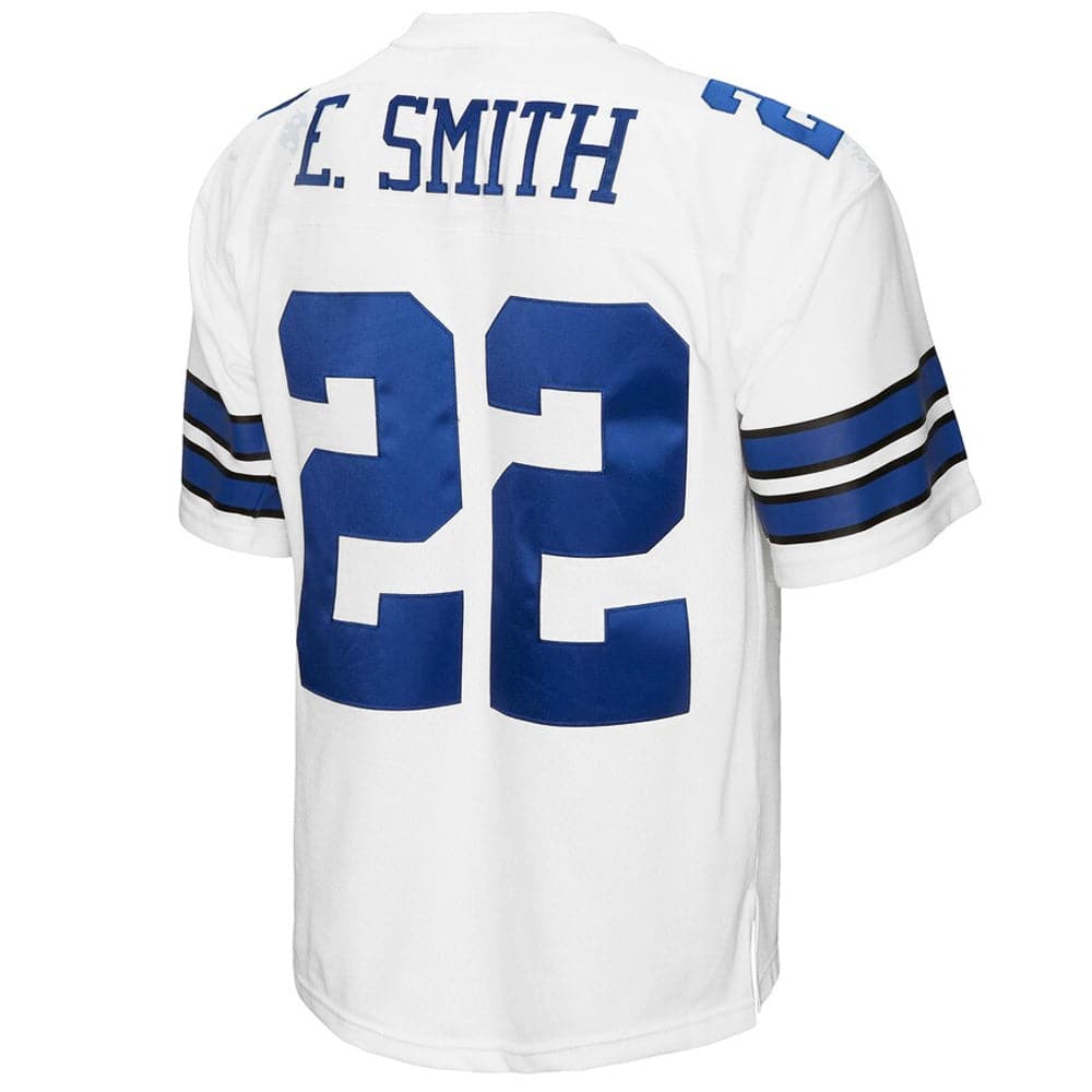 Mitchell And Ness Jerseys Emmitt Smith Dallas Cowboys 92-93 Mitchell & Ness NFL Throwback Legacy Jersey - White
