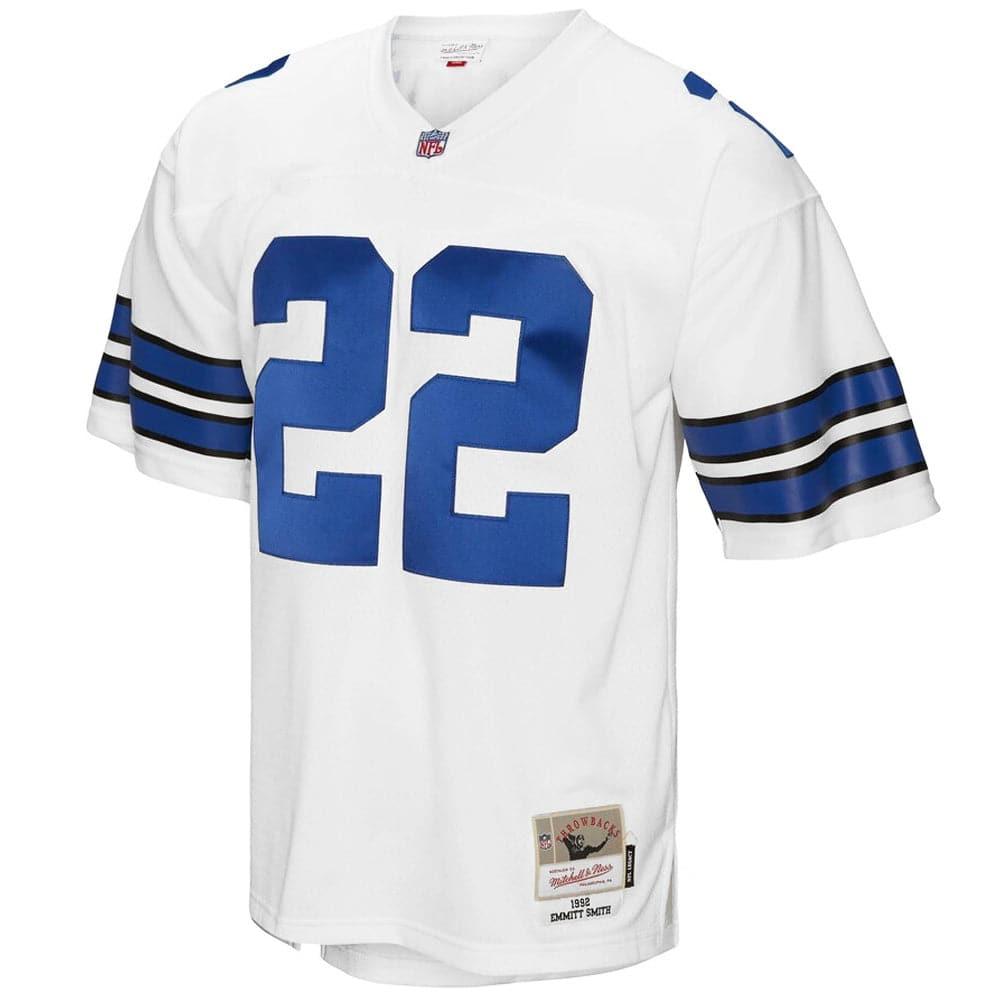 Mitchell And Ness Jerseys Emmitt Smith Dallas Cowboys 92-93 Mitchell & Ness NFL Throwback Legacy Jersey - White