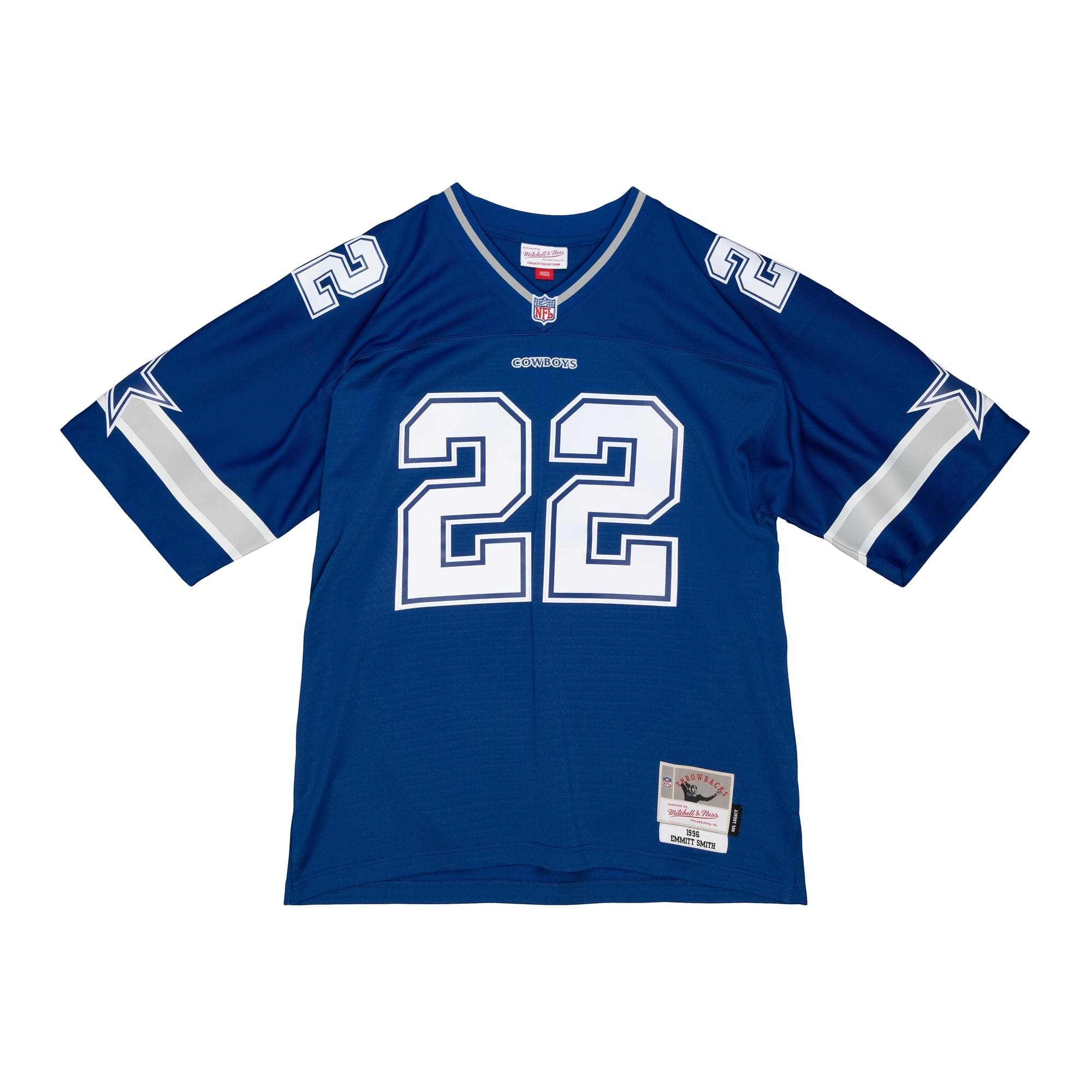 Mitchell And Ness Jerseys Emmitt Smith Dallas Cowboys 96-97 Mitchell & Ness NFL Throwback Legacy Jersey - Navy