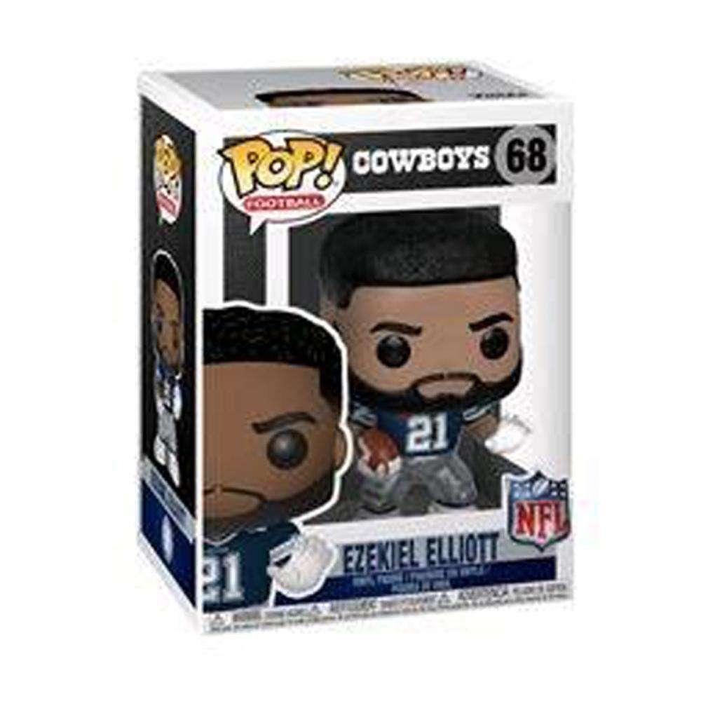 Funko Figures Ezekiel Elliott Dallas Cowboys NFL Funko Pop Vinyl 3.75" 68 Figure - Navy
