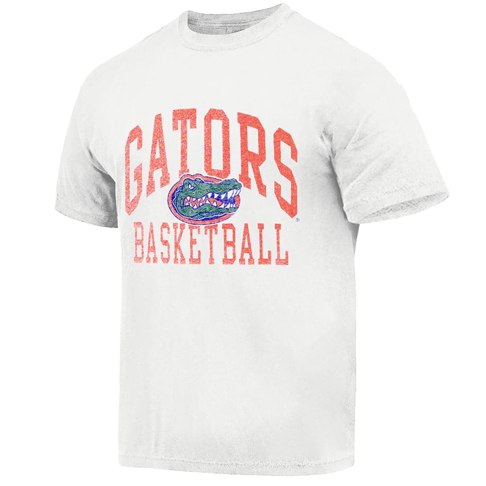 NCAA Branded T-Shirts Florida Gators NCAA Team Arch Vintage T-Shirt - Vintage White