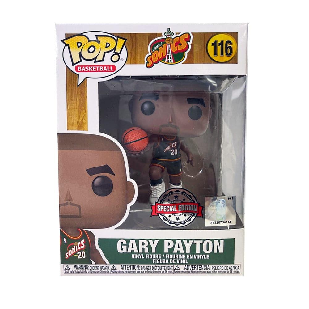 Funko Figures Gary Payton Seattle Supersonics Funko NBA Pop 116 Special Edition Figure - Green