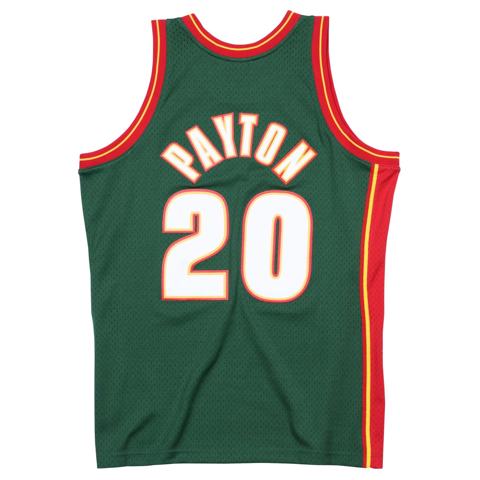 Mitchell And Ness Jerseys Gary Payton Seattle Supersonics Mitchell & Ness NBA 95-96 Swingman Jersey - Green