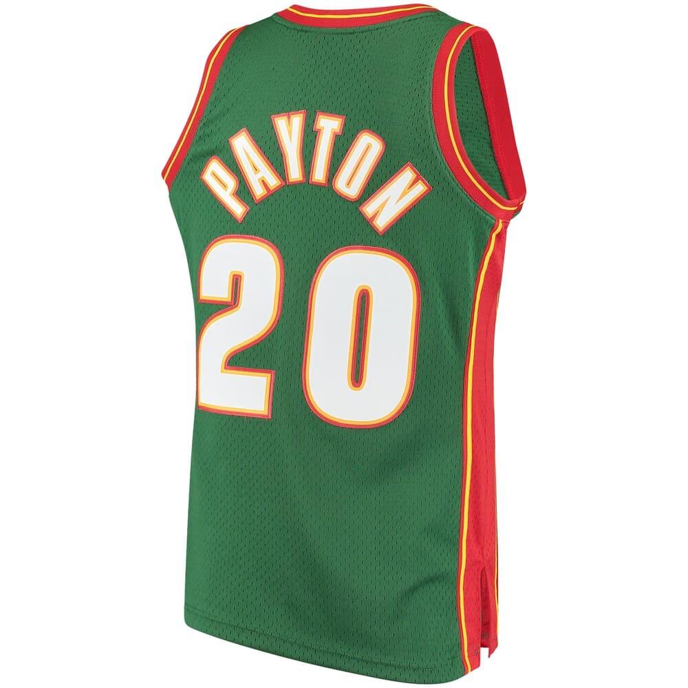 Mitchell And Ness Jerseys Gary Payton Seattle Supersonics Mitchell & Ness NBA 95-96 Swingman Jersey - Green