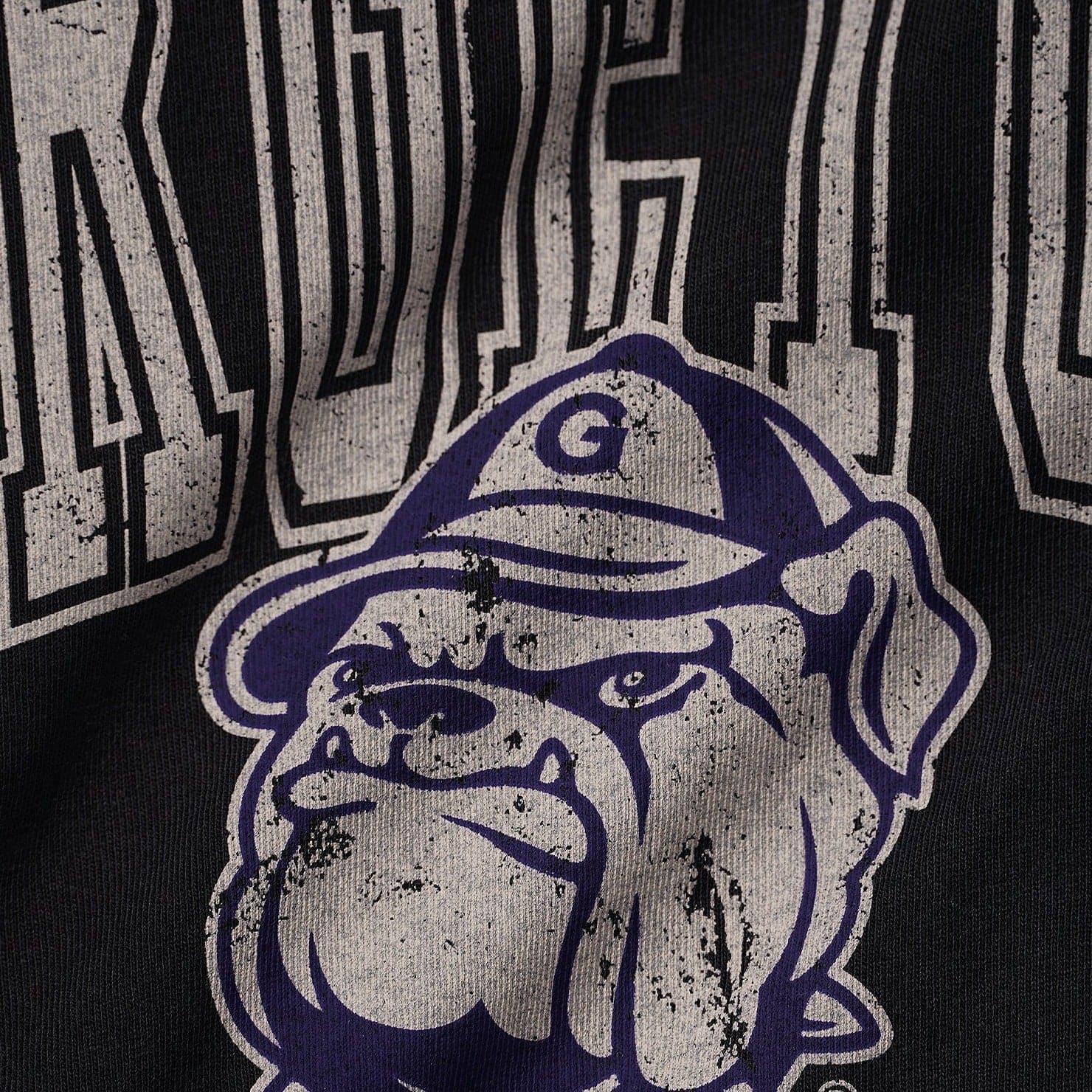 NCAA Branded T-Shirts Georgetown Hoyas NCAA Basketball Arch Vintage T-Shirt - Faded Black