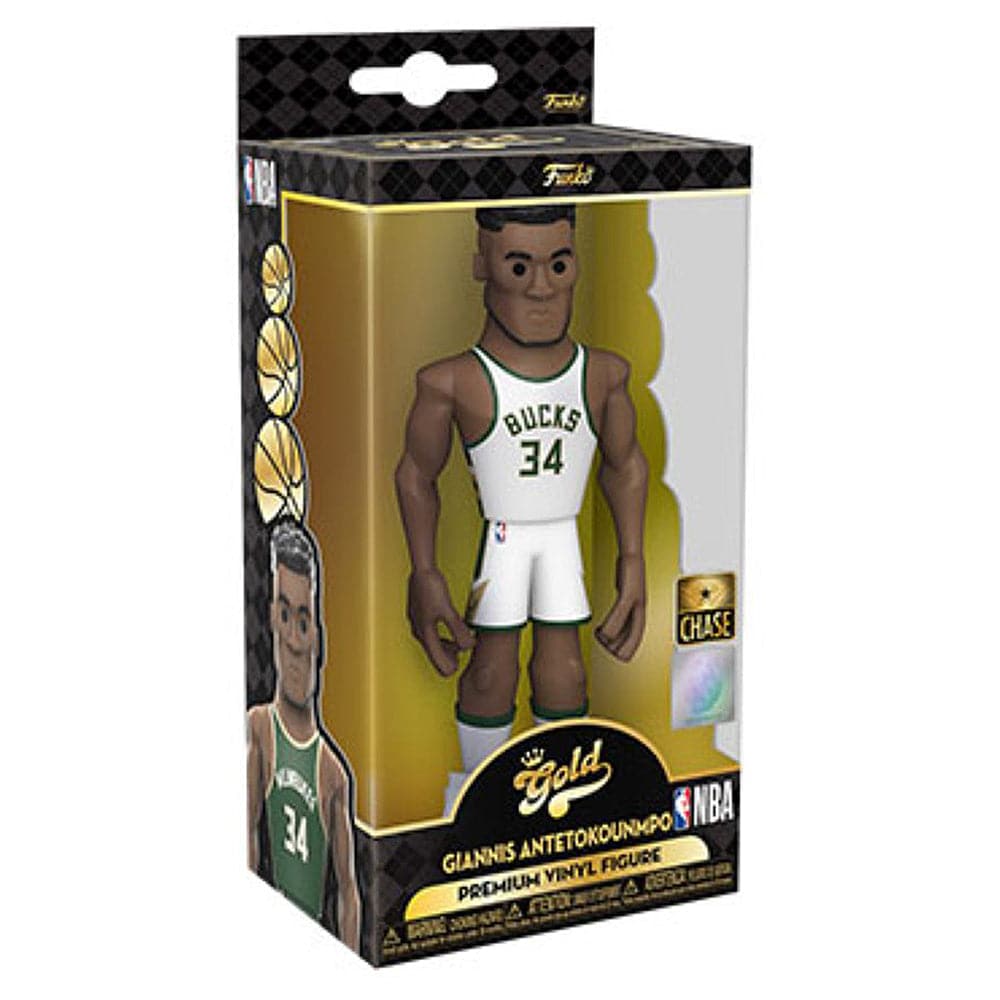 Funko Figures Giannis Antetokounmpo Milwaukee Bucks Funko NBA 5" Vinyl Gold Figure