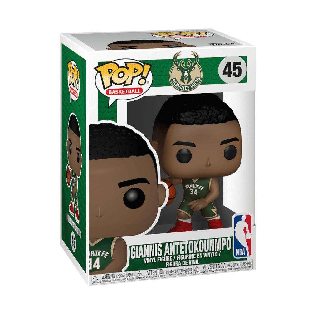 Funko Figures Giannis Antetokounmpo Milwaukee Bucks Funko NBA Pop 3.75" Figure - Green
