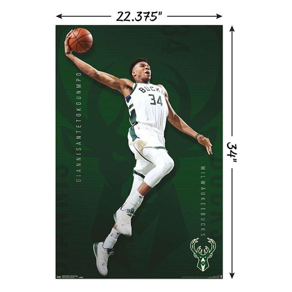Trends International Posters Giannis Antetokounmpo Milwaukee Bucks Trends NBA 57 x 86cm Poster