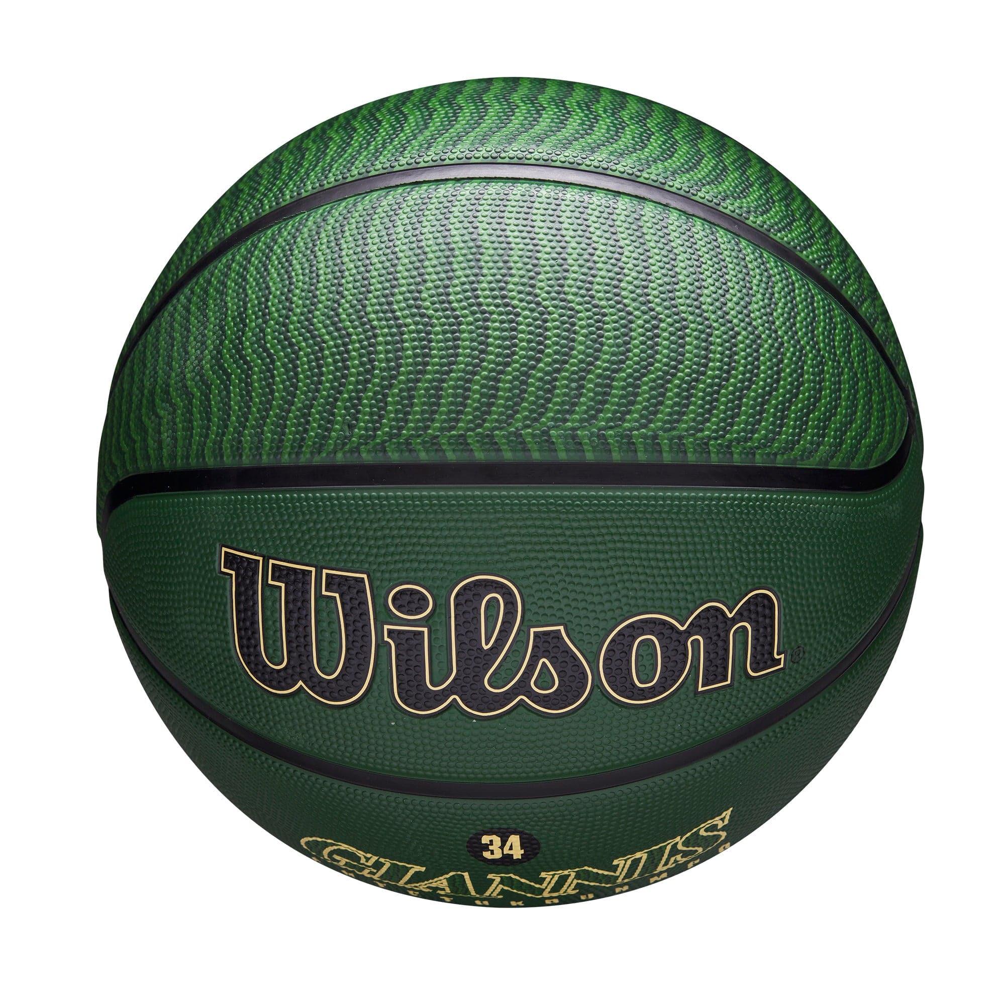 Wilson Sporting Goods Balls Giannis Antetokounmpo Milwaukee Bucks Wilson NBA Icon Basketball - Green
