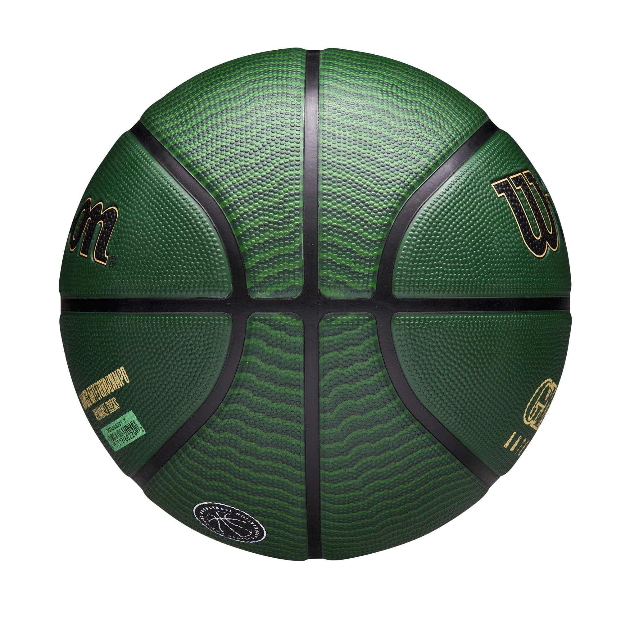 Wilson Sporting Goods Balls Giannis Antetokounmpo Milwaukee Bucks Wilson NBA Icon Basketball - Green