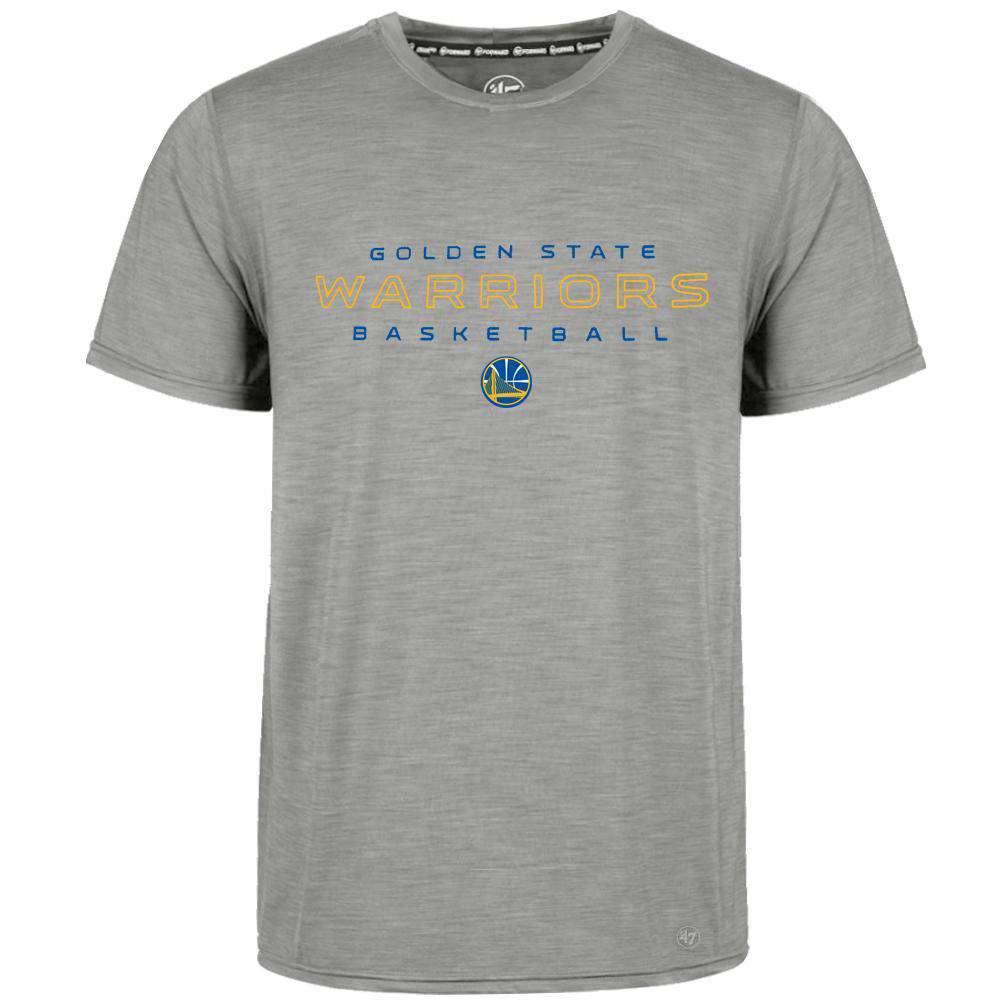 47 Brand T-Shirts Golden State Warriors '47 NBA Microlite Performance Shade Rival T-Shirt - Grey