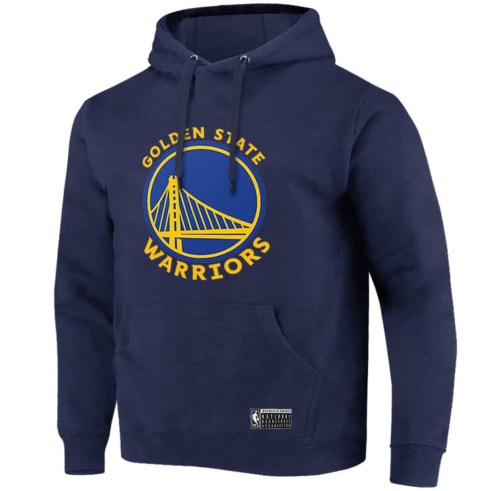 NBA Essentials Jumpers Golden State Warriors NBA Essentials Logo Hoodie Jumper - Navy