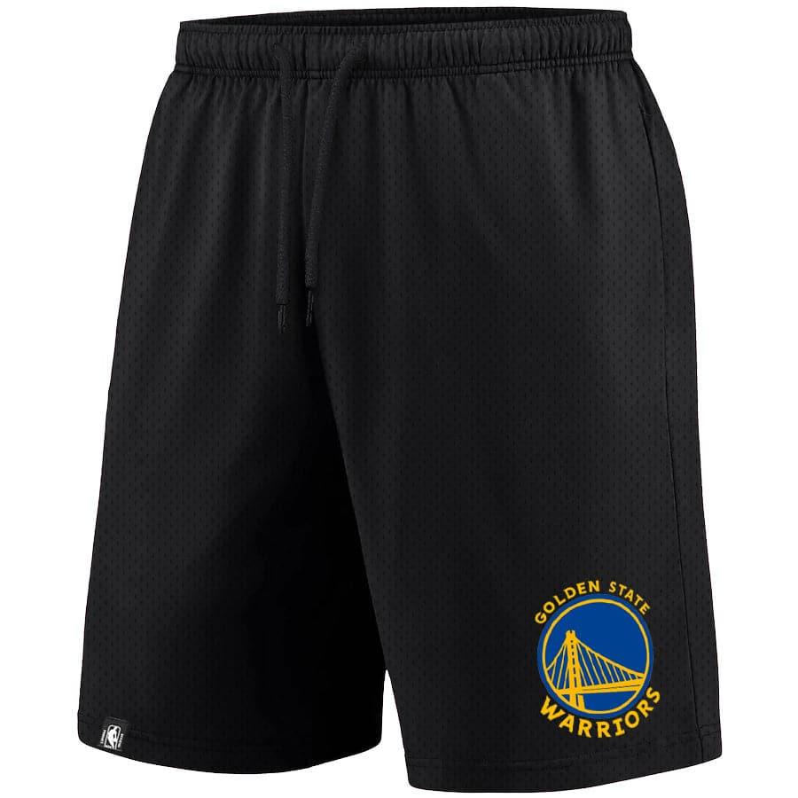 NBA Essentials Shorts Golden State Warriors NBA Essentials Team Logo Mesh Shorts - Black