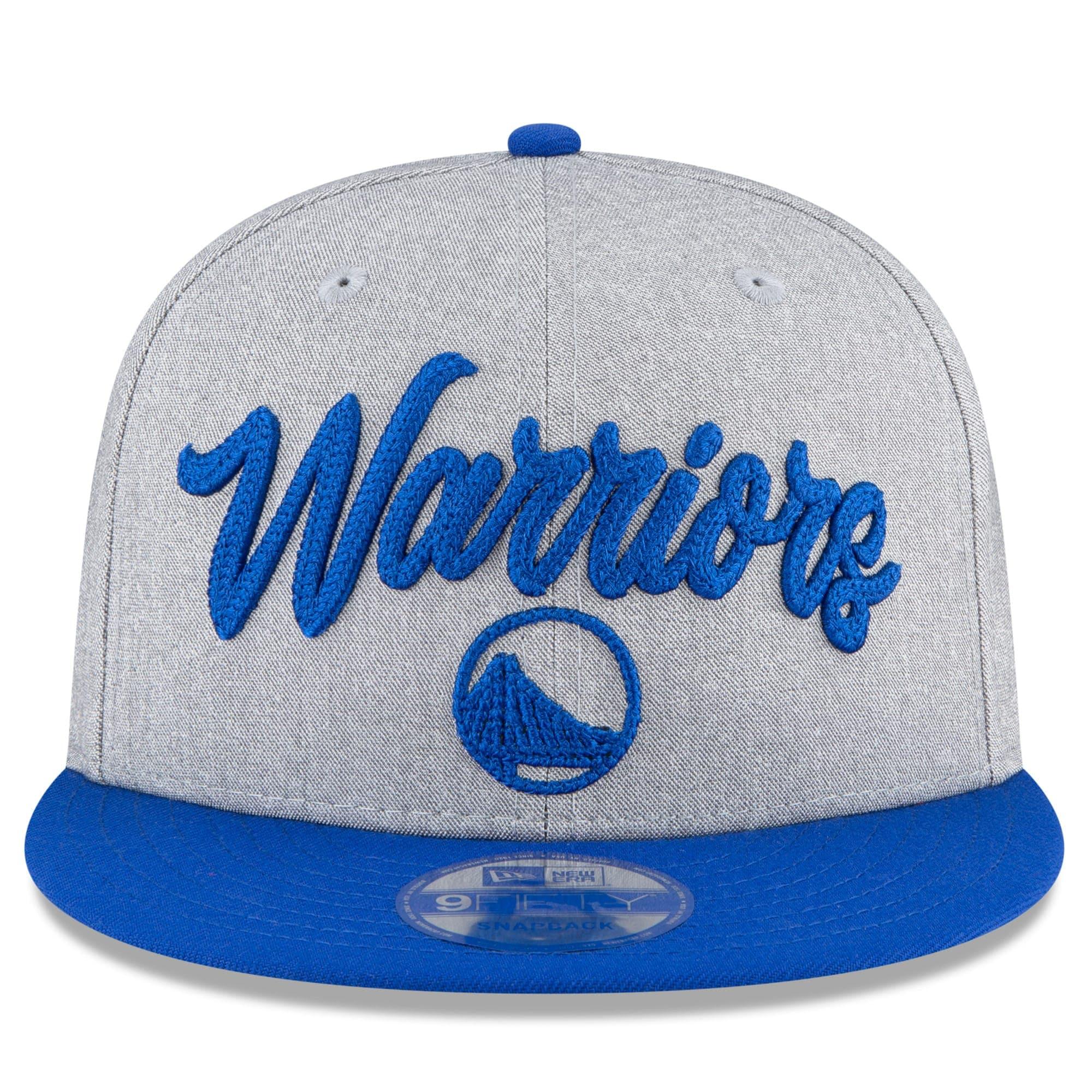 New Era Caps Golden State Warriors New Era 2020 NBA Draft 9FIFTY Snapback Hat - Heather Grey