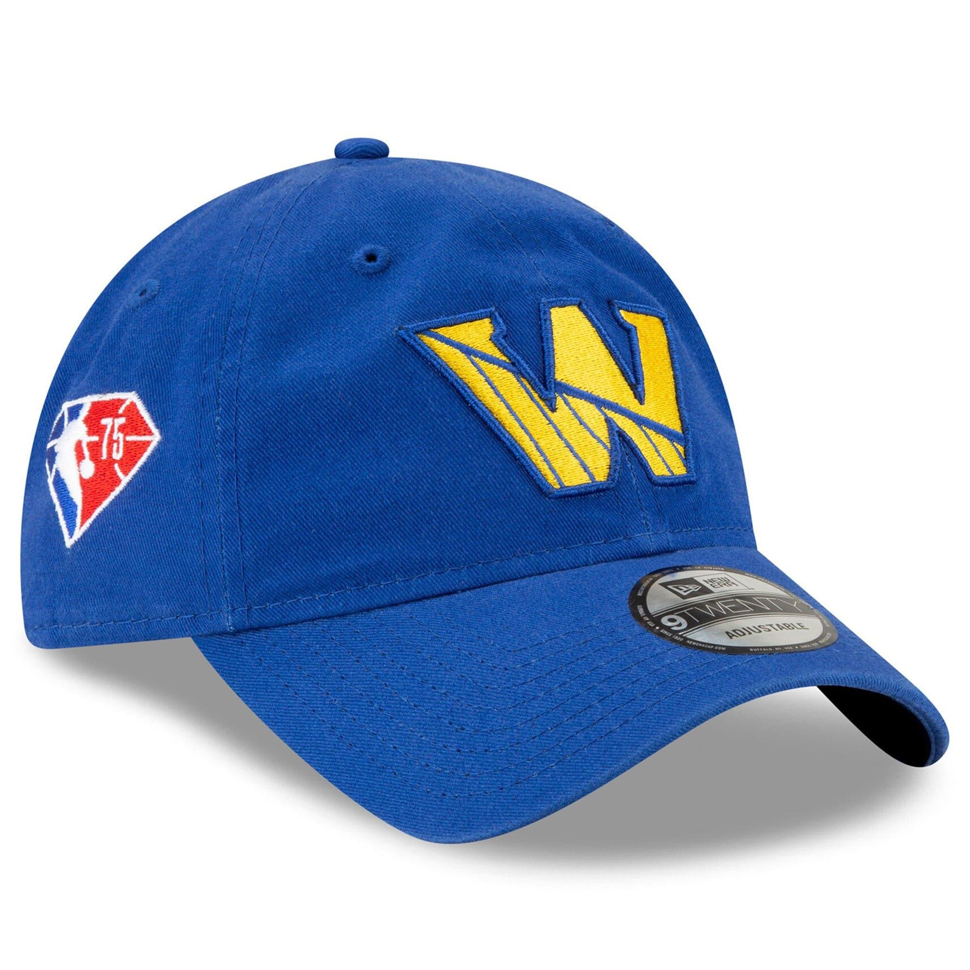 New Era Caps Golden State Warriors New Era NBA 2021 Draft 9TWENTY Strapback Hat - Blue
