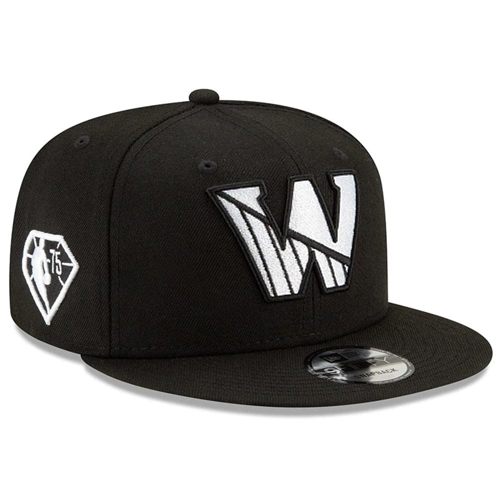New Era Caps Golden State Warriors New Era NBA 2021 Draft Alternate 9FIFTY Snapback Hat - Black