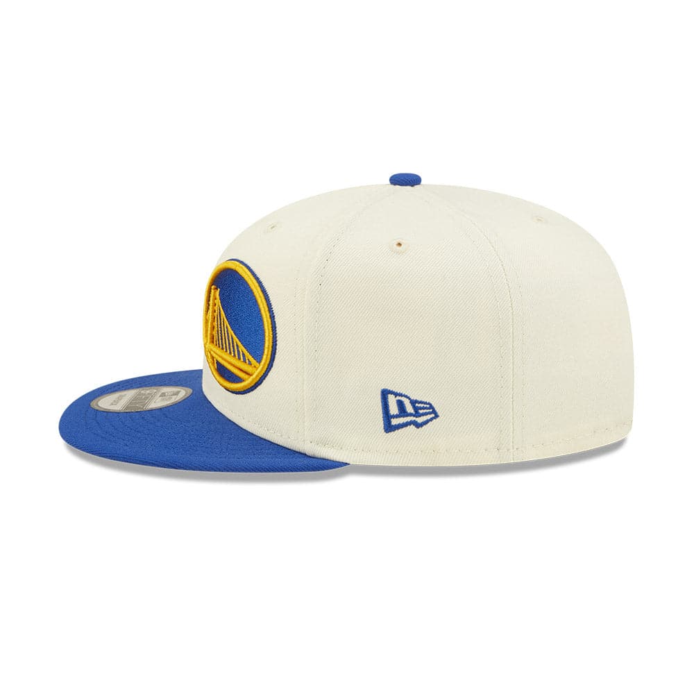 New Era Caps Golden State Warriors New Era NBA 2022 Draft 9FIFTY Snapback Hat - Cream