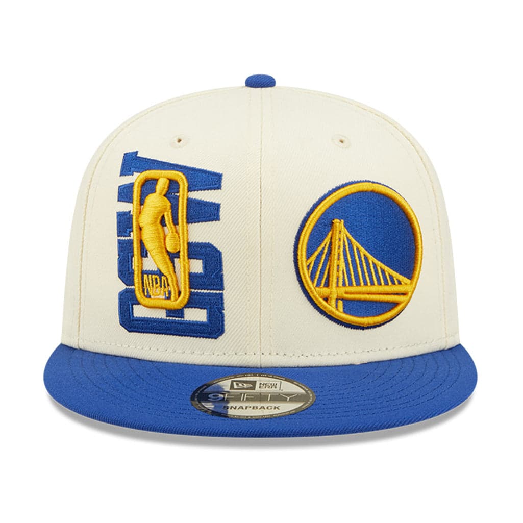 New Era Caps Golden State Warriors New Era NBA 2022 Draft 9FIFTY Snapback Hat - Cream