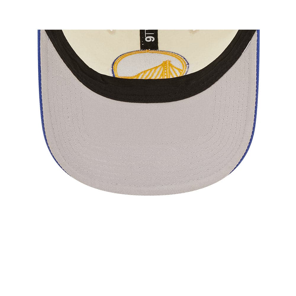 New Era Caps Golden State Warriors New Era NBA 2022 Draft 9TWENTY Strapback Hat - Cream