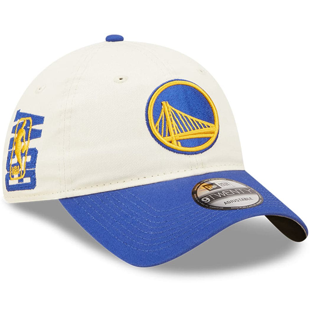 New Era Caps Golden State Warriors New Era NBA 2022 Draft 9TWENTY Strapback Hat - Cream
