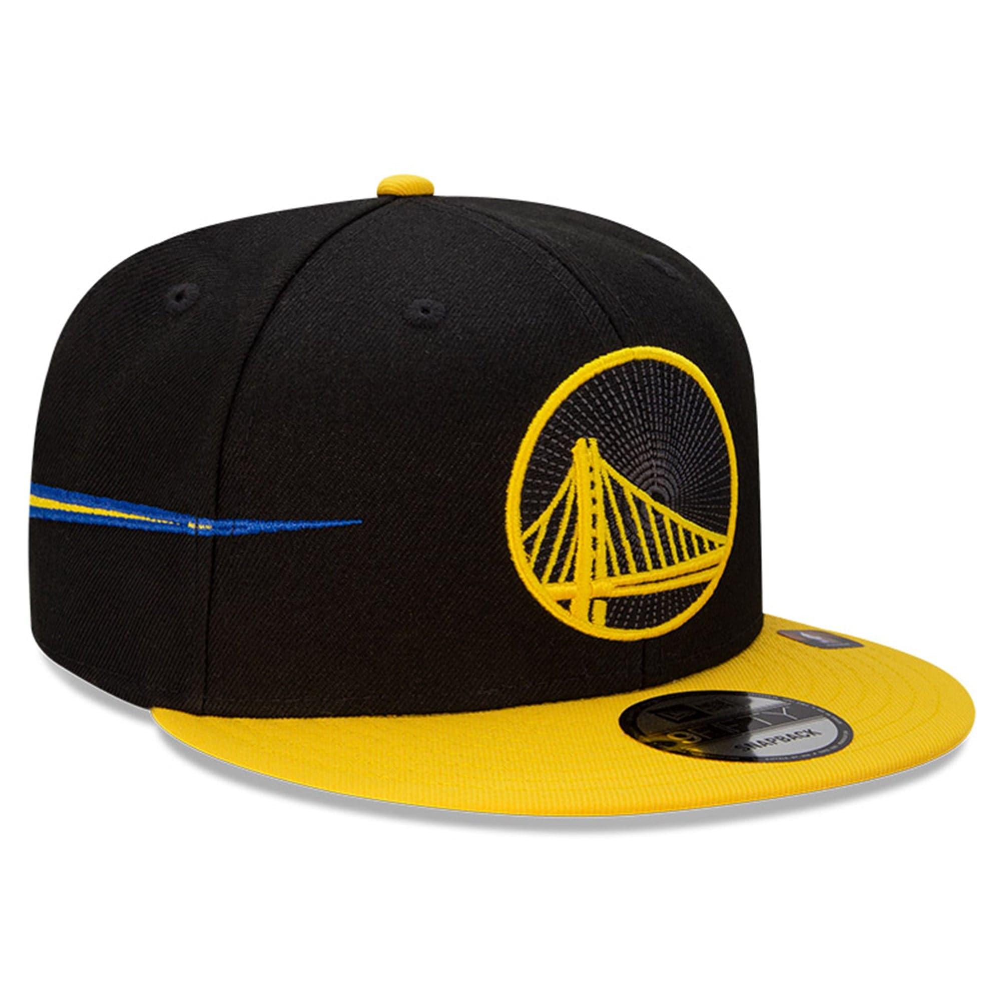 New Era Caps Golden State Warriors New Era NBA 21-22 City Edition 9FIFTY Snapback Hat - Black