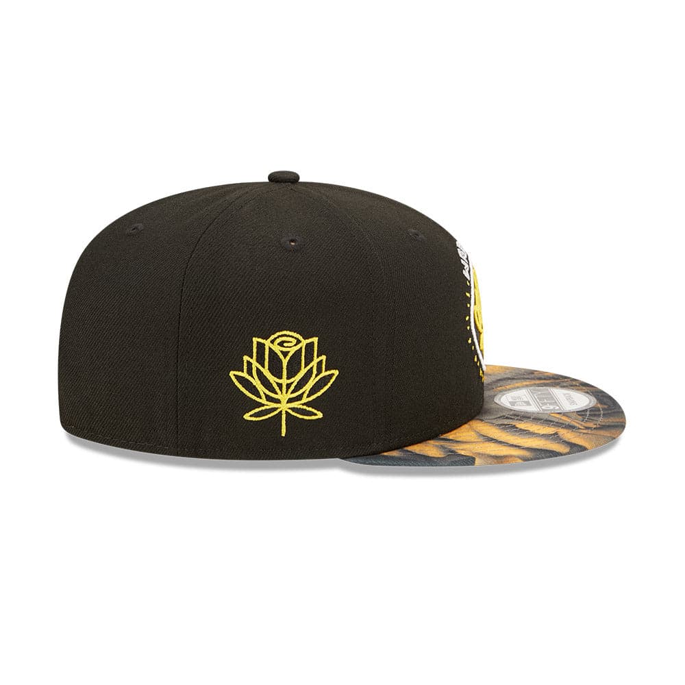 New Era Caps Golden State Warriors New Era NBA 22-23 City Edition 9FIFTY Snapback Hat - Black
