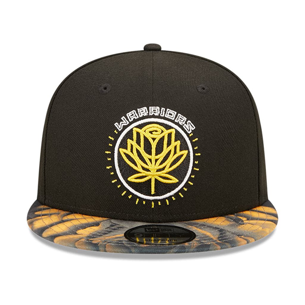 New Era Caps Golden State Warriors New Era NBA 22-23 City Edition 9FIFTY Snapback Hat - Black