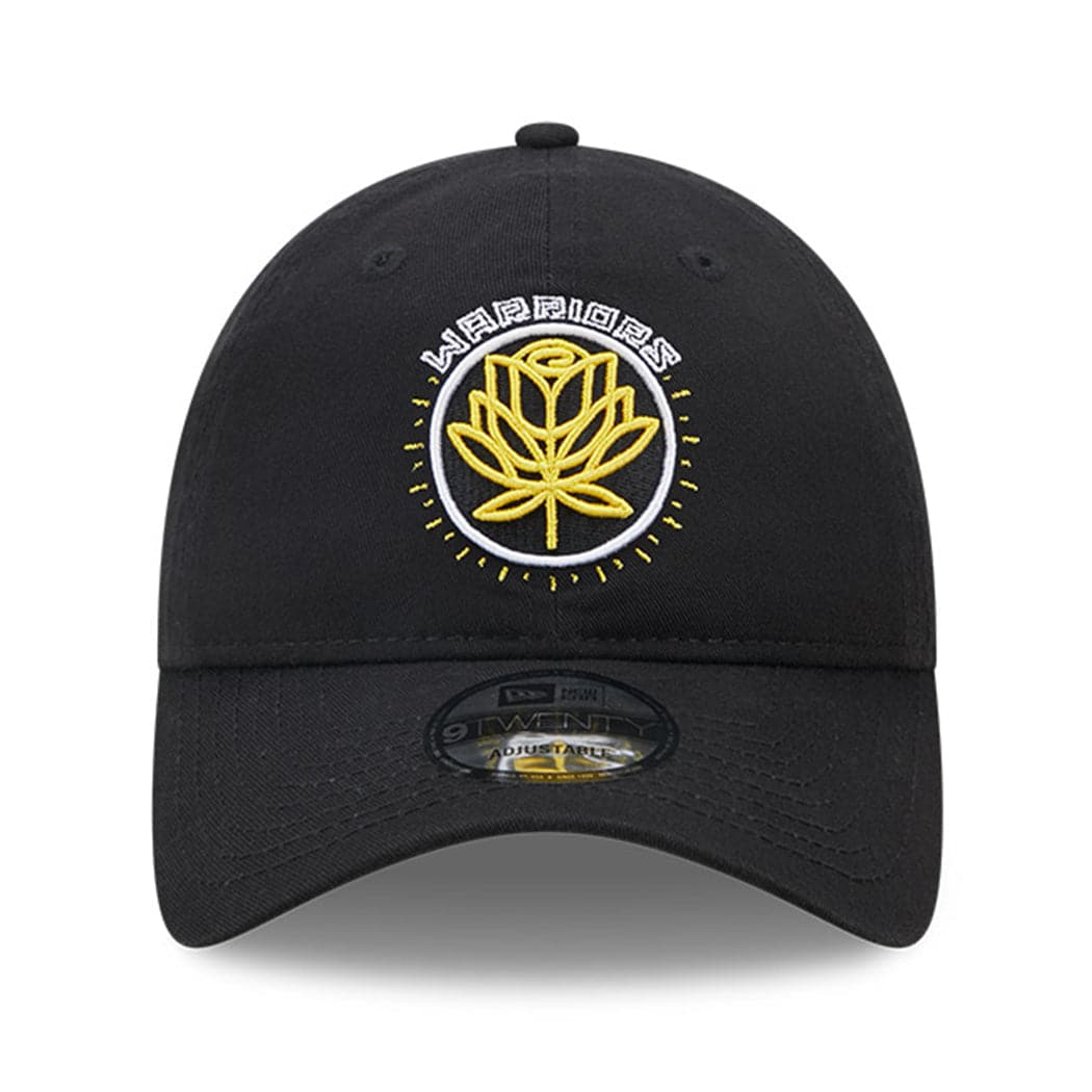 New Era Caps Golden State Warriors New Era NBA 22-23 City Edition 9TWENTY Strapback Hat - Black