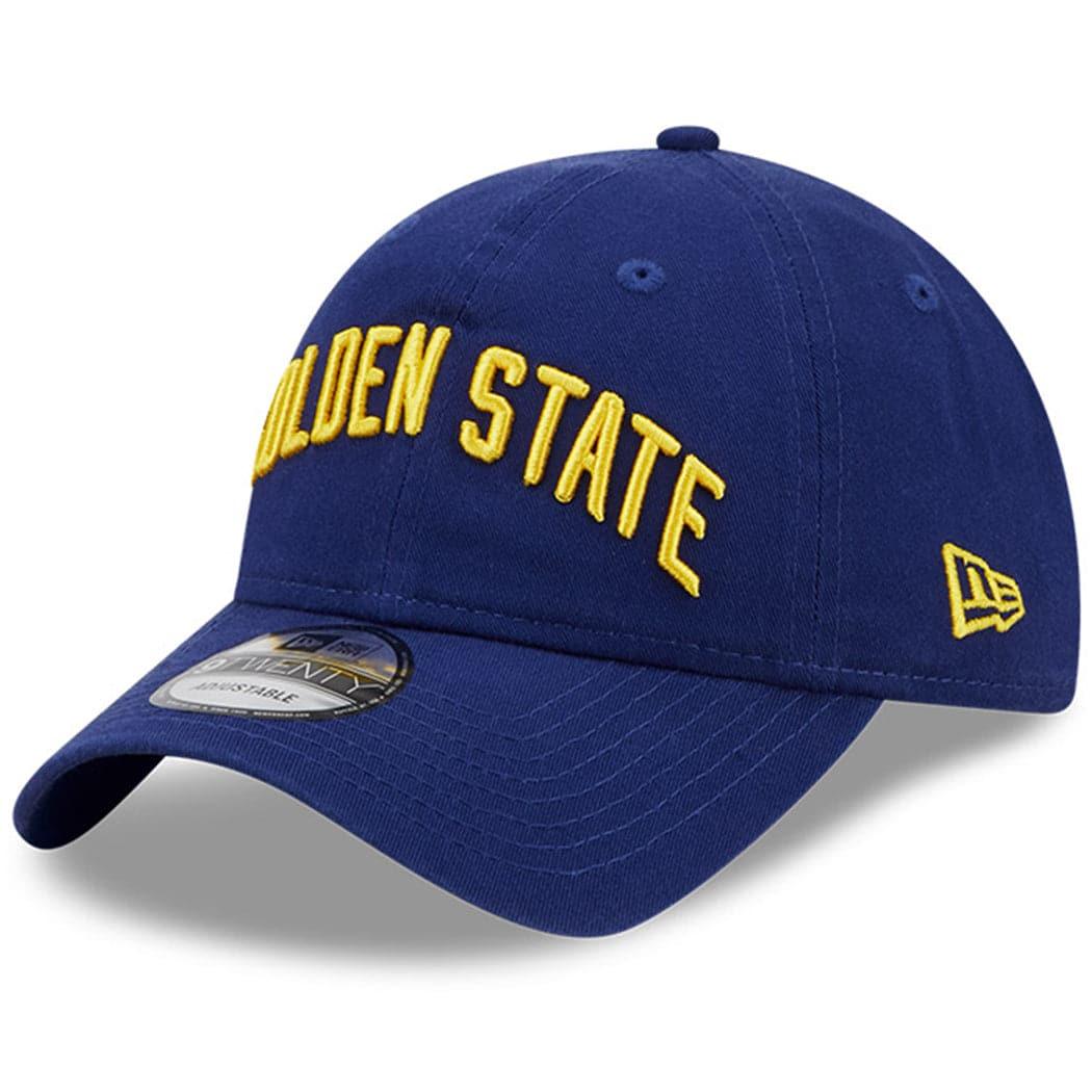 New Era Caps Golden State Warriors New Era NBA 22-23 Statement 9TWENTY Strapback Hat - Blue