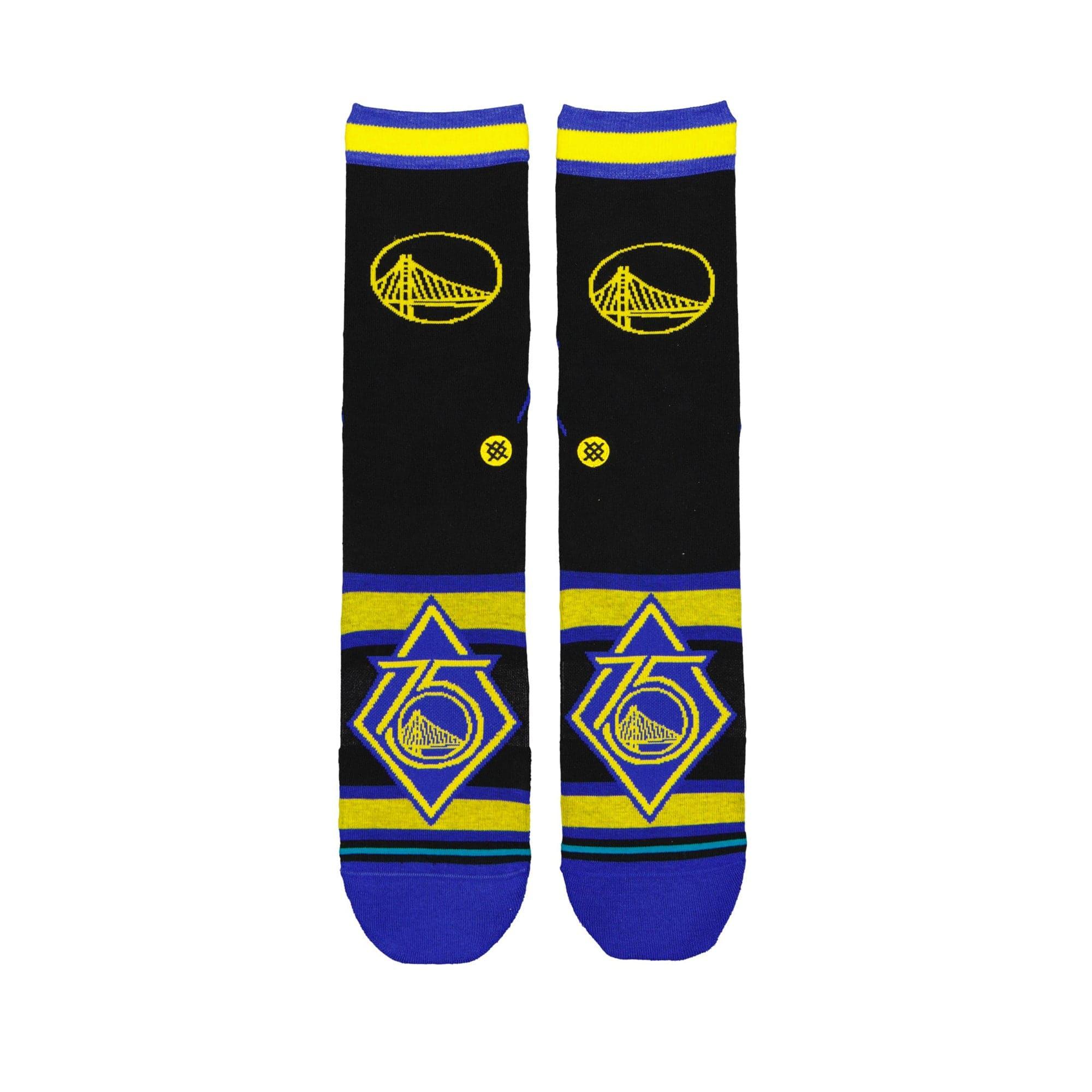 Stance Socks Large (9-12 US) Golden State Warriors Stance NBA 21-22 City Edition Crew Socks - Black
