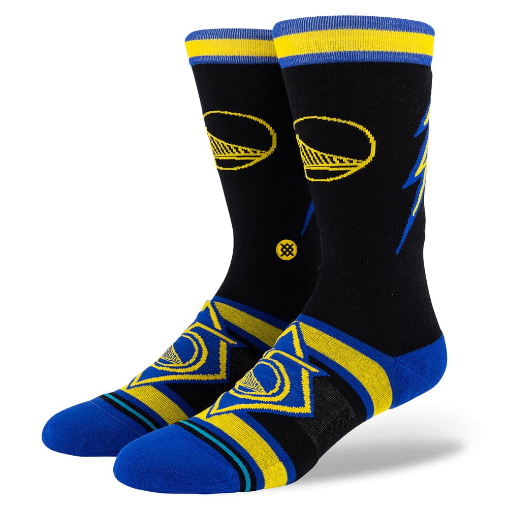 Stance Socks Large (9-12 US) Golden State Warriors Stance NBA 21-22 City Edition Crew Socks - Black
