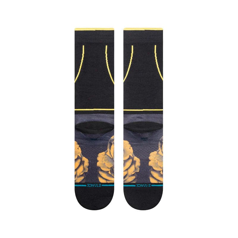 Stance Socks Large (9-12 US) Golden State Warriors Stance NBA 22-23 City Edition Crew Socks - Black