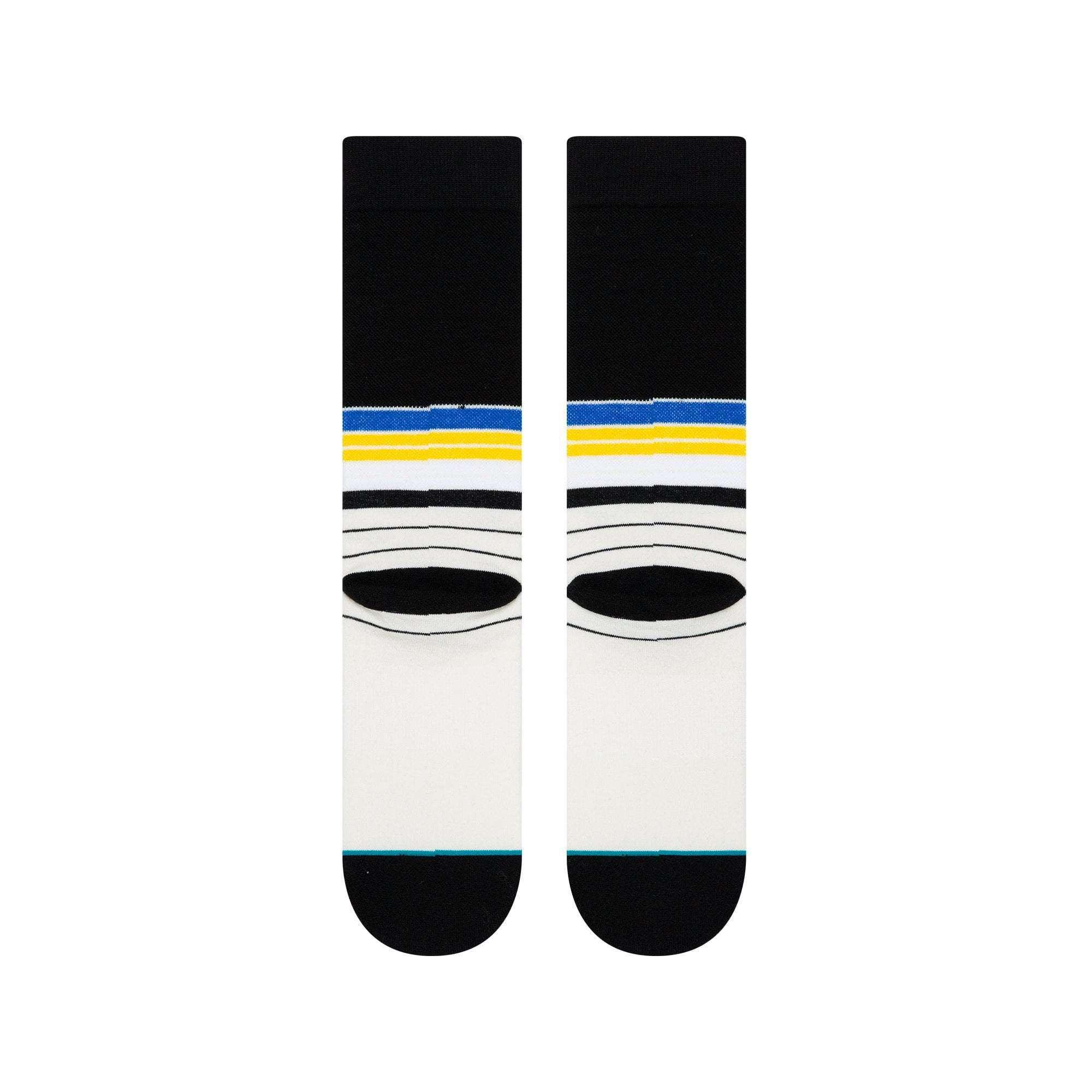 Stance Socks Golden State Warriors Stance NBA Baseline Crew Socks - Black