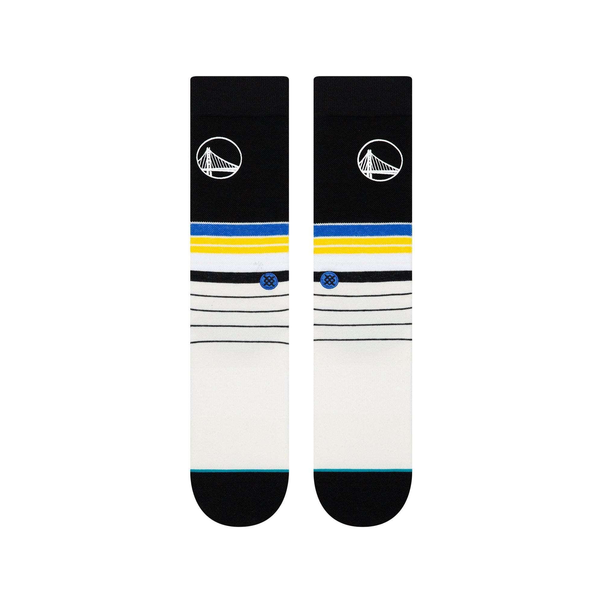 Stance Socks Golden State Warriors Stance NBA Baseline Crew Socks - Black