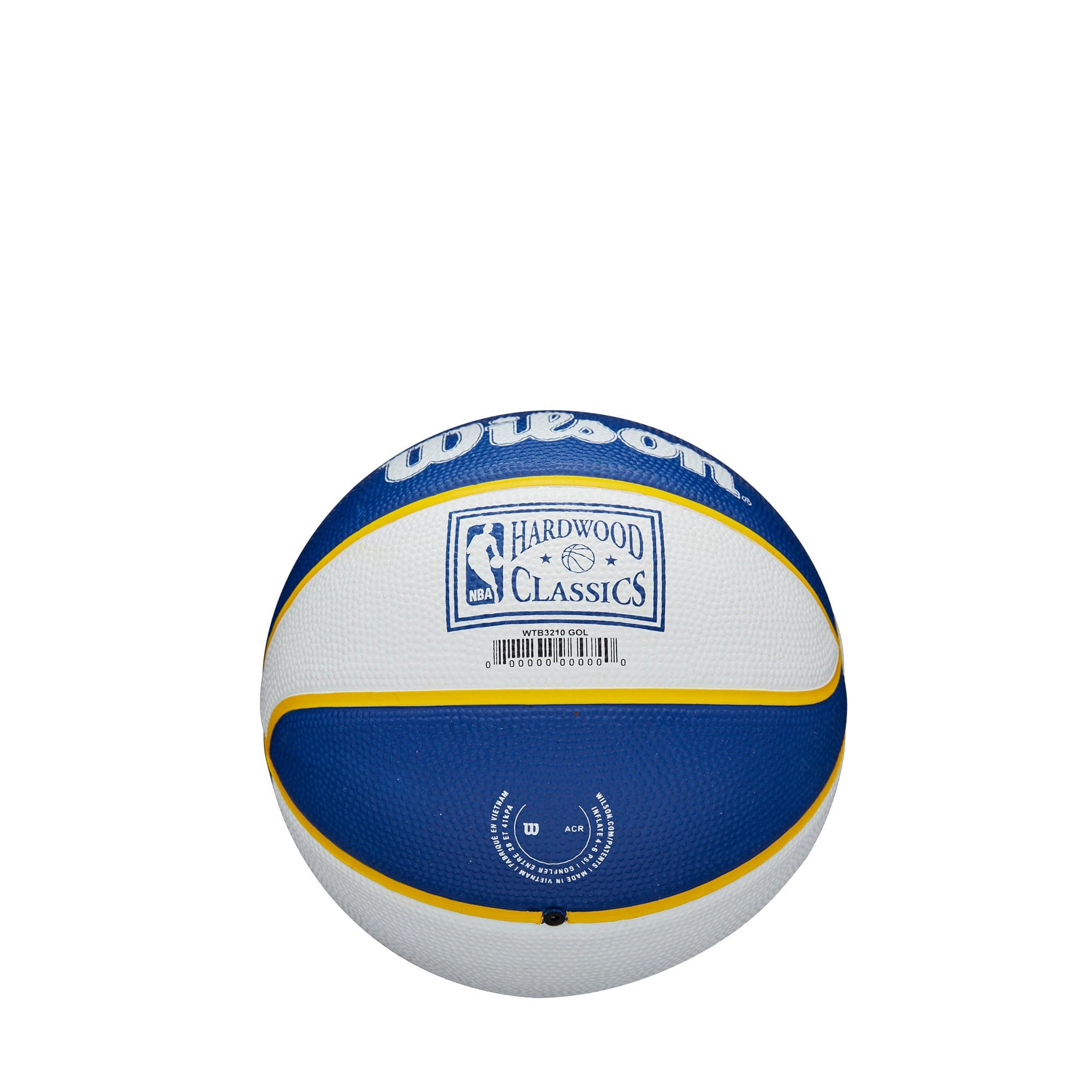 Wilson Sporting Goods Balls Golden State Warriors Wilson NBA Team Retro Mini Outdoor Basketball Ball