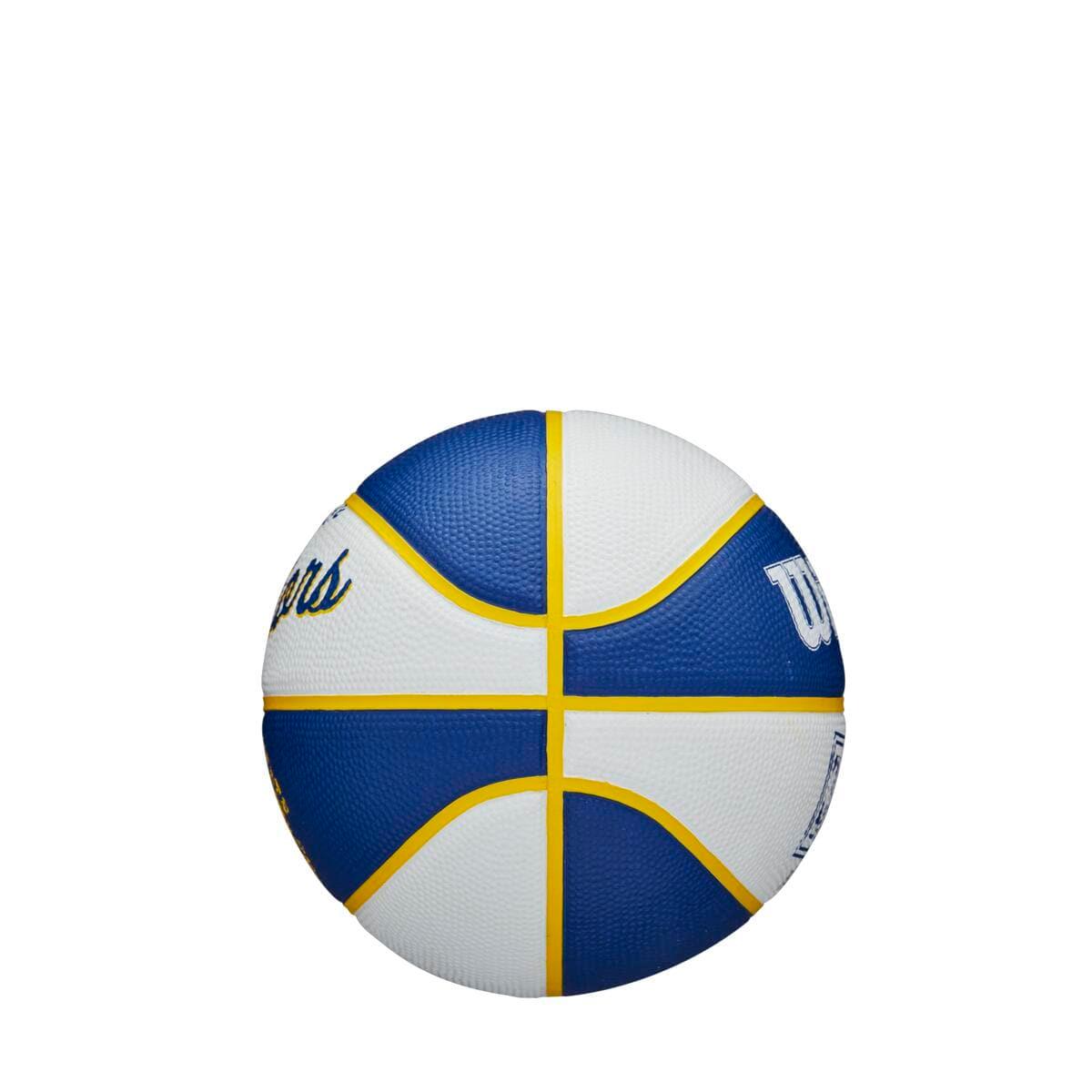 Wilson Sporting Goods Balls Golden State Warriors Wilson NBA Team Retro Mini Outdoor Basketball Ball