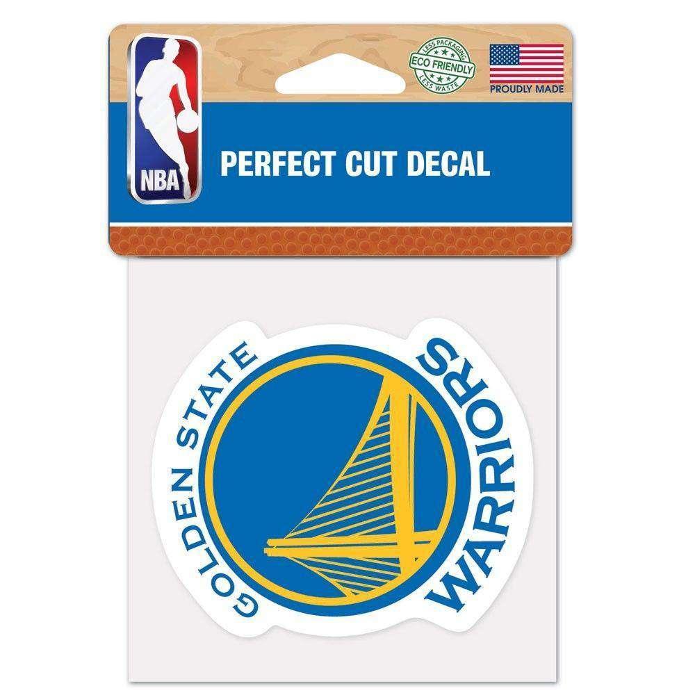 Wincraft Accessories Golden State Warriors Wincraft NBA Perfect Cut 4" x 4" Decal