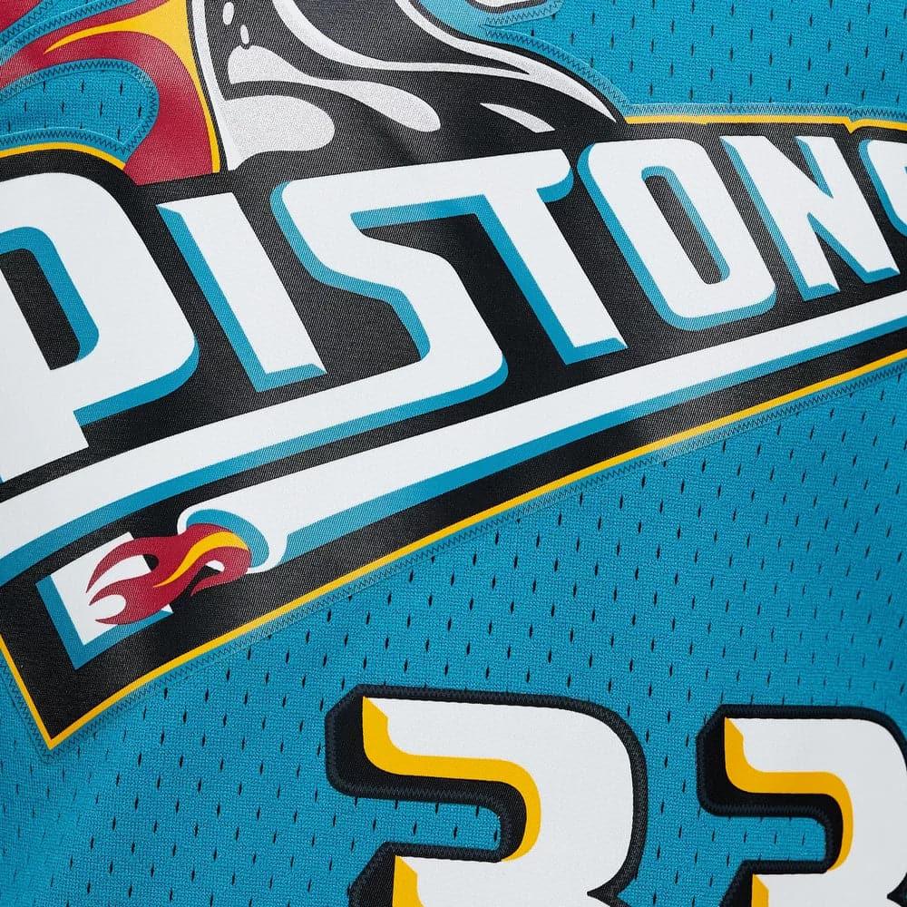 Mitchell And Ness Jerseys Grant Hill Detroit Pistons Mitchell & Ness NBA 98-99 Swingman Jersey - Teal