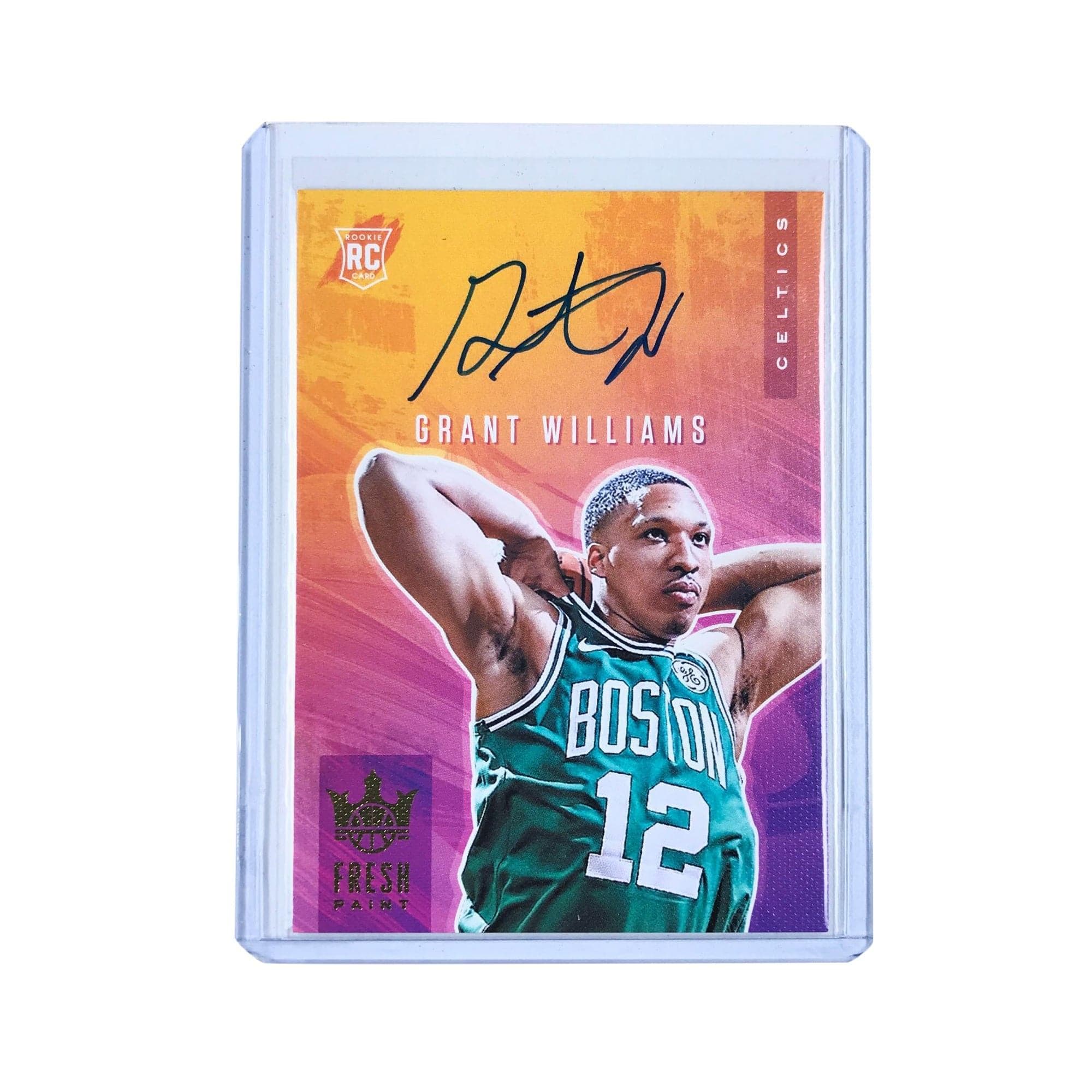 Panini Cards Grant Williams Boston Celtics 2019-20 Panini Court Kings NBA Fresh Paint /149 Rookie Card