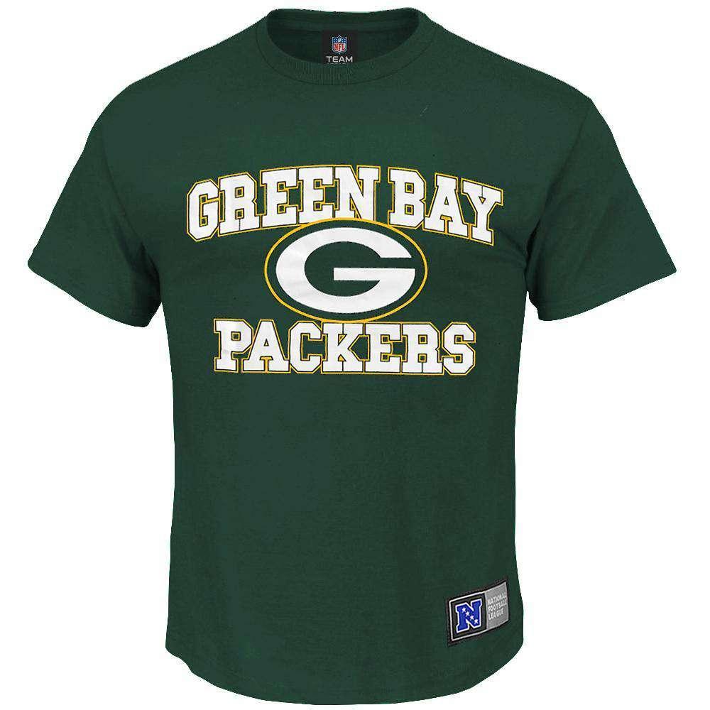 Majestic Athletic T-Shirts Green Bay Packers Majestic NFL Despa T-Shirt - Green