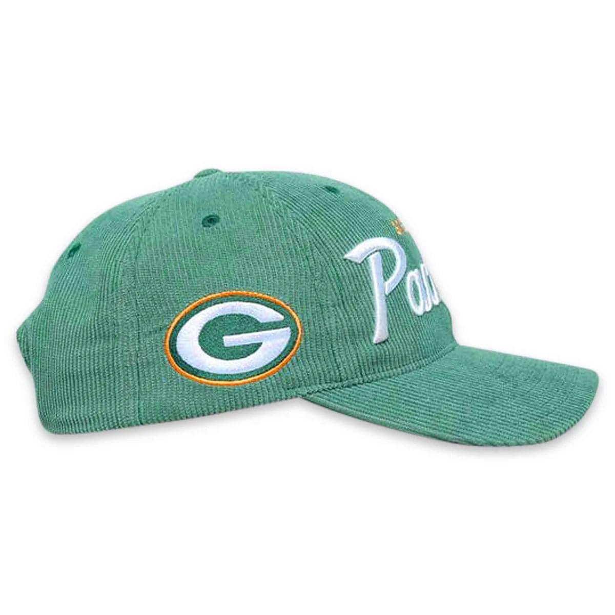 Mitchell And Ness Caps Green Bay Packers Mitchell & Ness NFL Montage Pre-Curved Deadstock Snapback Hat - Green