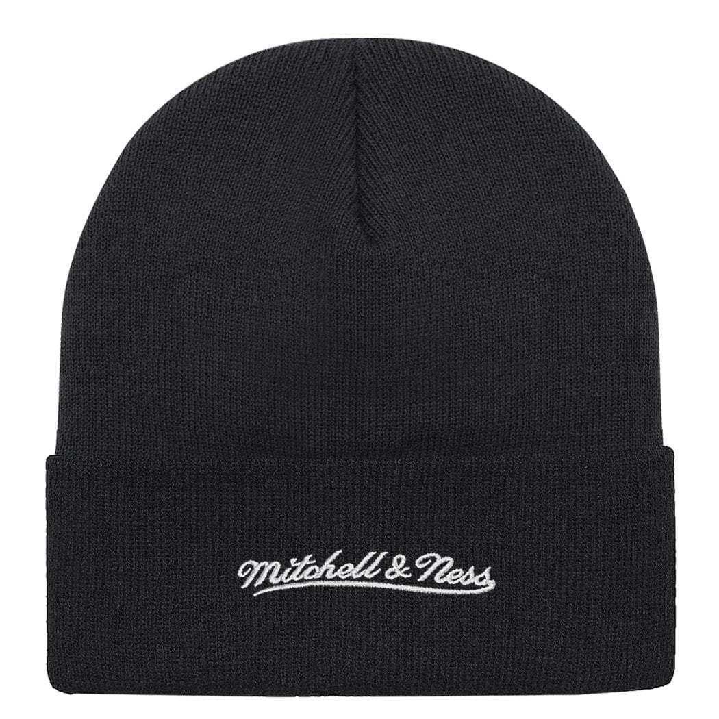 Mitchell And Ness Beanies Green Bay Packers Mitchell & Ness NFL Team Logo Cuff Knit Beanie - Black