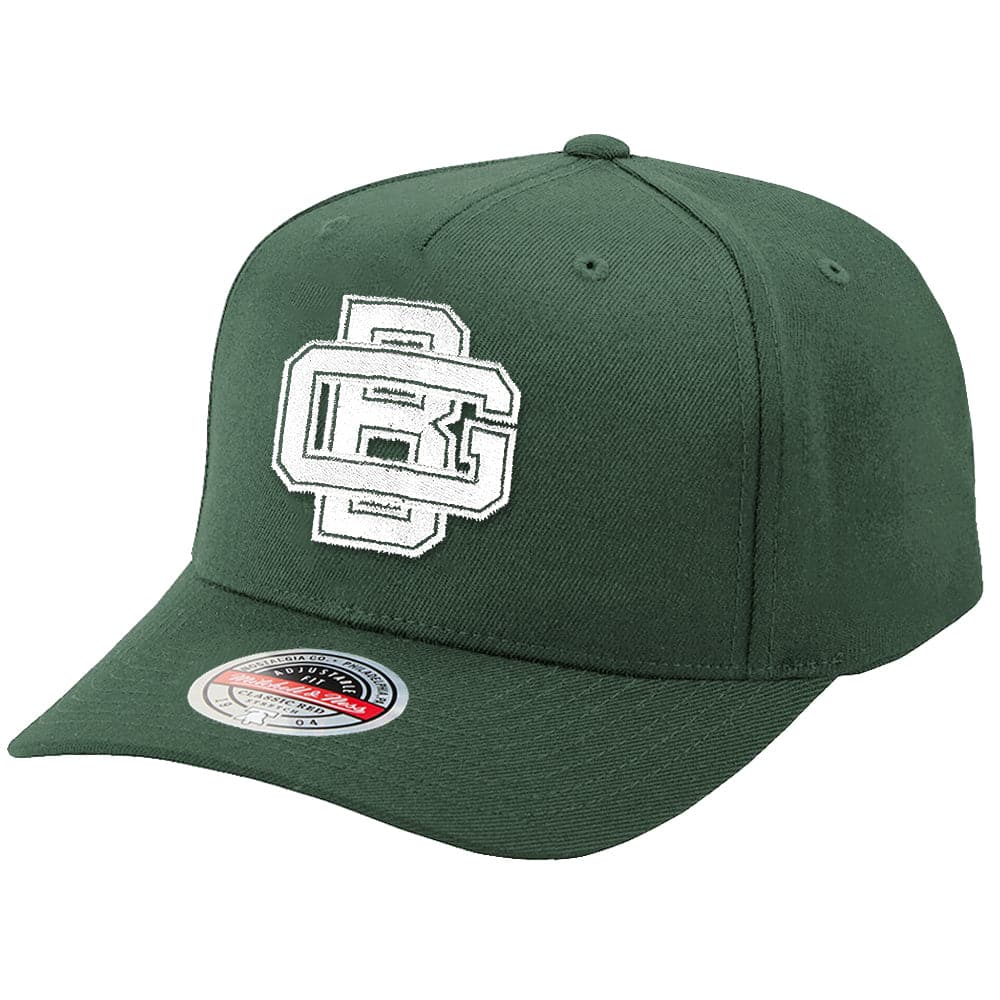 Mitchell And Ness Caps Green Bay Packers Mitchell & Ness NFL Team Tonal Classic Red Snapback Hat - Green