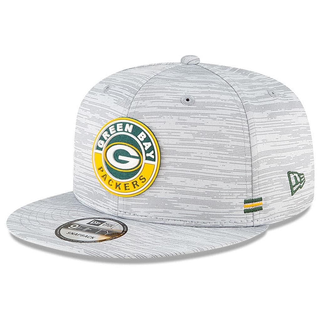 New Era Caps Green Bay Packers New Era NFL 2020 Sideline 9FIFTY Snapback Hat - Grey