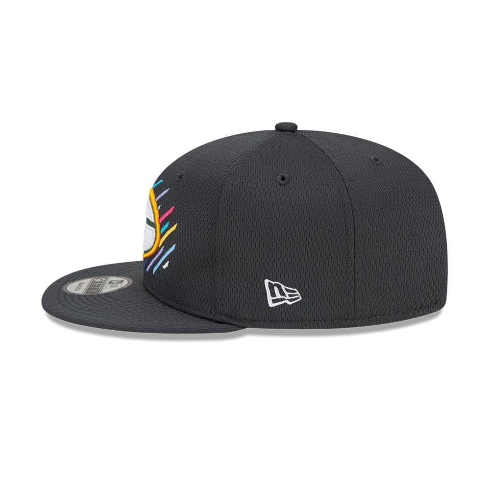 New Era Caps Green Bay Packers New Era NFL 2021 Crucial Catch 9FIFTY Snapback Hat - Steel