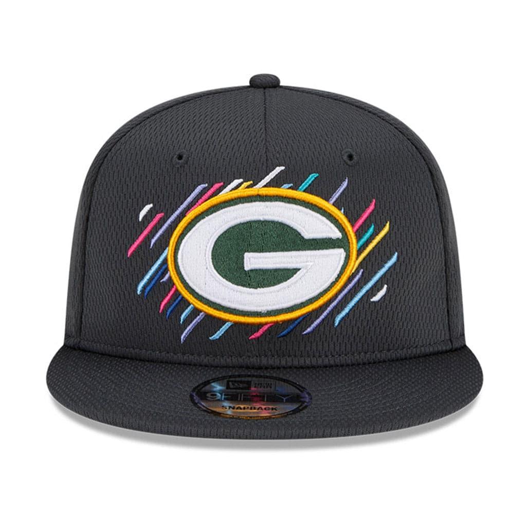 New Era Caps Green Bay Packers New Era NFL 2021 Crucial Catch 9FIFTY Snapback Hat - Steel