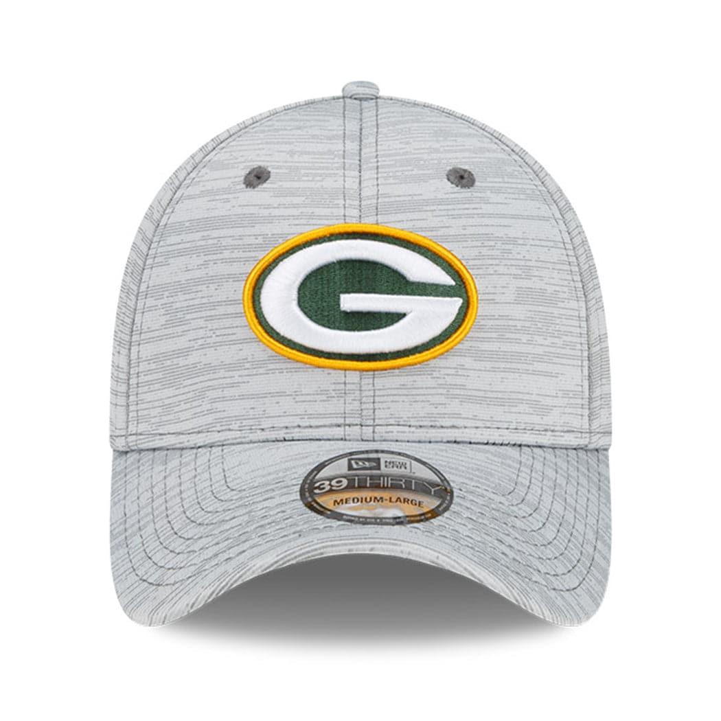 New Era Caps Green Bay Packers New Era NFL 22 Training Camp Coach 39THIRTY Stretch Fit Hat - Grey